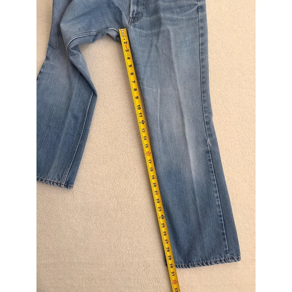 Vintage Levis 517 Bootcut Jeans Mens 32x31 Fits 30x30 Orange Tab USA 80s Blue